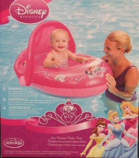   Sun Canopy Kids Baby Inflatable Chair Float Swimways Snow White