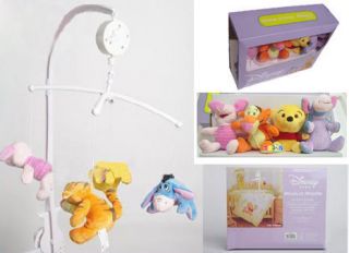   Baby BB Lullaby Musical Crib Stroller Disney Music Mobile Plush Toys