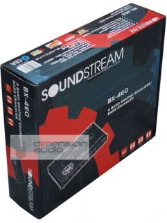 Soundstream BX 4EQ 4 Band Parametric Equalizer EQ BX4EQ