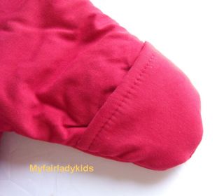 Vitamins Baby Girl Infant Rabbit Xmas Red Long Sleeve Snowsuit Gift 