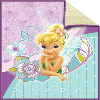 New Disney Tinkerbell Sherpa Baby Blanket Kids Girls Pink Fairy 