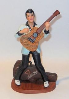 Vtg Elvis Presley Porcelain Figurine 1987 Avon 7 Tall