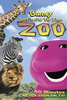 Barney Lets Go to The Zoo DVD 2003 DVD 2003