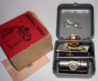   Used VINTAGE USSR stove box OPTIMUS 8R clone CAMPING BACKPACKING STOVE