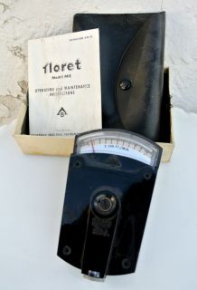 Bacharach Floret Model MIE Air Velocity Indicator Anemometer