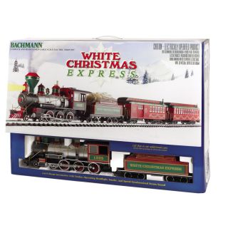 Bachmann G Scale White Christmas Large Train Set 1