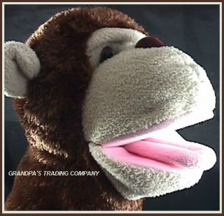 aurora world stuffed monkey plush lovey hand puppet