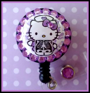 Ray Tech Hello Kitty Retractable ID Reel Badge Holder