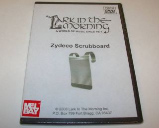 Zydeco Scrubboard Instructional DVD Beginner Rub Board