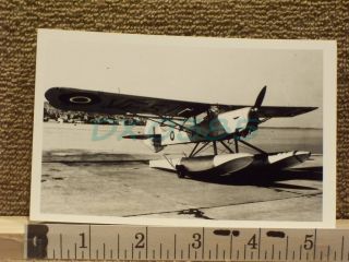 Vintage Plane Photo Auster AOP6 on Floats DX0385