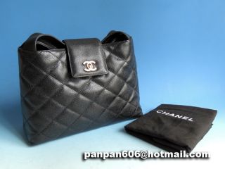   Caviar Classic Quilted Diamond Stitching Shoulder Bag Excellent