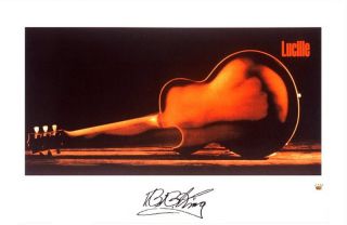 King Autographed Signed Limited Edition Lithograph Lucille Poster 