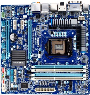   Gigabyte GA H67MA UD2H B3 Socket 1155 i3 i5 i7 H67 Motherboard