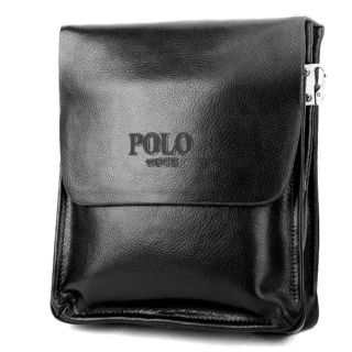   Polo Composite Leather Messenger Briefcase Satchel Shoulder Bag