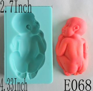 1PCS Baby shaped Chocolate Candy Jello 3D Mold Mould Cartoon Figre 