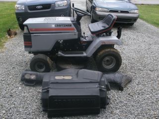  Craftsman Riding Lawn Mower with Bagger