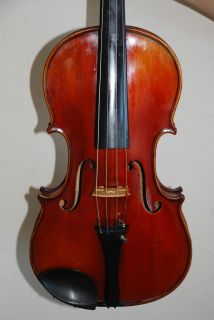 Old Antique French Violin Labelled Charles Bailly Beautiful