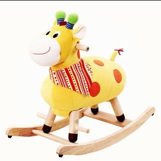   Raffy Wooden Giraffe Rocking Ride on Baby Gym Toddler Toy