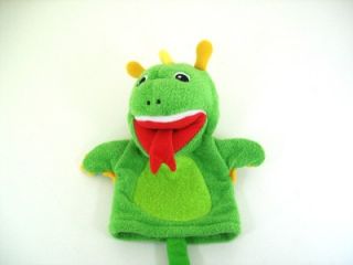 Baby Einstein Bard The Green Dragon 9 Plush Stuffed Hand Glove Puppet 