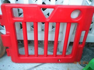 Todays Kids Play Yard Red Panel Baby Gate Toddler Playpen