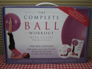 Complete Ball Workout Pilates Exercise Ball DVD Book