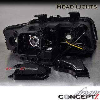 2002 2003 2004 Audi A4 Projector Headlights White LED