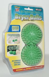 Pack of 2 Dryer Balls Perfect for Keeping Laundry Soft & Fresh