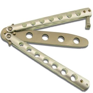   Practice Butterfly Balisong Trainer Training Knife Dull Tool