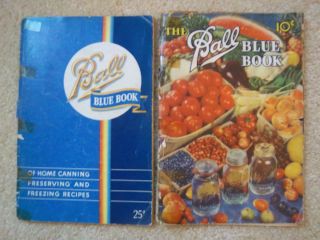 VINTAGE BALL BLUE BOOK HOME CANNING FREEZING RECIPES 1947 1949