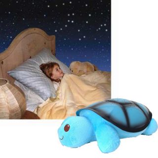 Baby BedRoom Music Toy Twilight Turtle Night Light Stars Colorful Lamp 