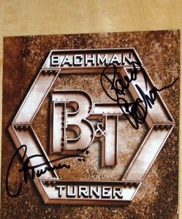 Bachman & Turner Autographed Signed Acoustic Guitar UACC RD COA