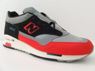 Mens New Balance Trainers 1500 RBB Red Retro Deadstock Sneakers Made 