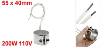 110V 200W 55 x 40mm Injected Mould Heating Element Band Heater