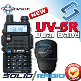 BAOFENG UV 5R VHF UHF Dual Band Radio 136 174 400 480Mhz 65 108MHz 
