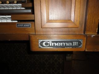 Baldwin Cinema III Electric Organ Super Series Two Deck