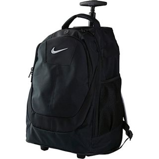  an image to enlarge nike accessories rolling laptop backpack black