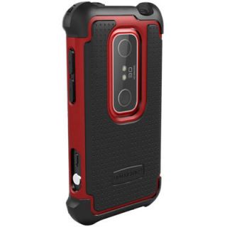 Ballistic SG Case HTC EVO 3D Red Black Impact Resistant