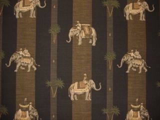 Drapery Upholstery Fabric Animal Print Balthazar Black