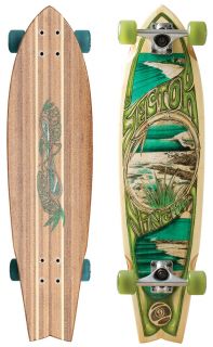   Snapper Complete 34 Bamboo Longboard Skateboard Brand New