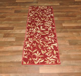 NON SKID BAMBOO RED 2 X 33 RUNNER (FITS 2 X 4 AREA) AREA RUG 
