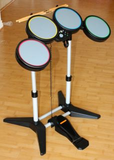 Rock Band Instruments Drums Drum w Sticks for Xbox 360 Video 