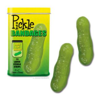 Pickle Band Aid Bandages Unique Stickers Party Favors Gift Novelty 
