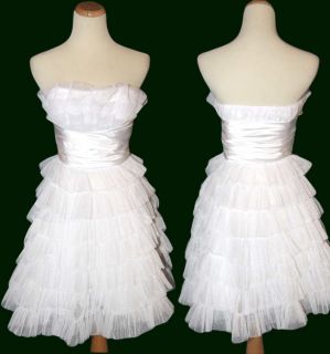 Darlin $110 White Juniors Prom Homecoming Dress