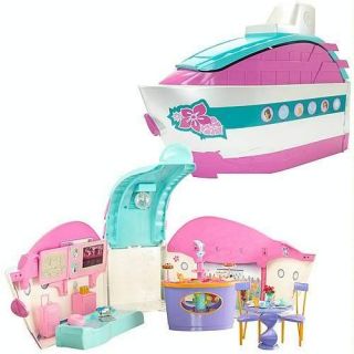 New Barbie Cruise Party Music Sounds SHIP Boat Playset