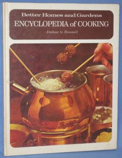   Gardens Encyclopedia of Cooking Vol 1 Abalone to Bannock 1970