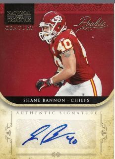 SHANE BANNON ROOKIE AUTO /99 NICE AUTO BEST CARD AVAILABLE NOT MANY 