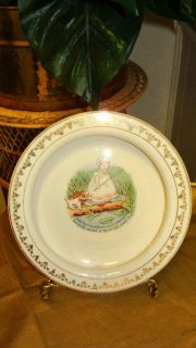BABY BUNTING AND BUNCH CIRCA 1900 HOLDFAS BABY PLATE D E MCNICOL