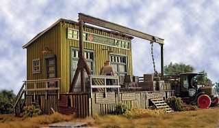 Bar Mills 482 Cranberry Yard Freight House Kit Laser Cut Wood HO Scale 