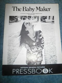 The Baby Maker 1970 Barbara Hershey Orig Pressbook
