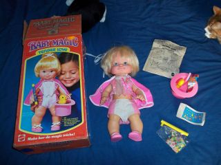 Vintage 1978 Baby Magic Tender Love Doll Comp w Box Inst and Acc LQQK 